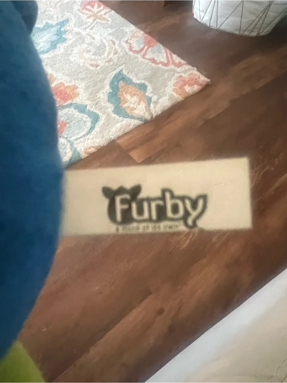 Hasbro Blue and Yellow Plush Furby Stuffed Toy